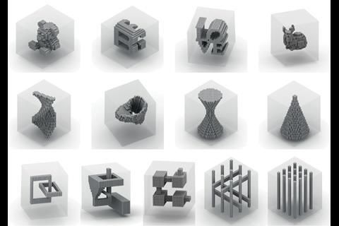 Potential DNA origami shapes
